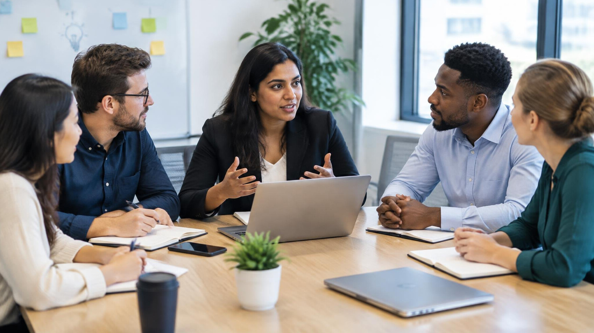 group discussion in meeting