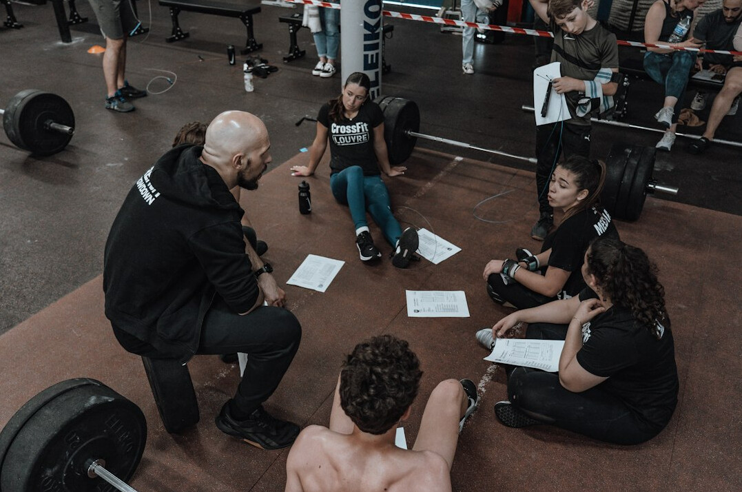 group professional training session